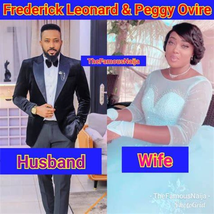 
Frederick Leonard on bended knees asked his colleague turned lover Peggy Ovire to be his wife 
