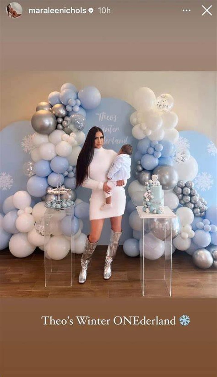 
Maralee Nichols, Tristan Thompson’s Son Theo Turns 1: See Photos from ‘Winter ONEderland’ Party 