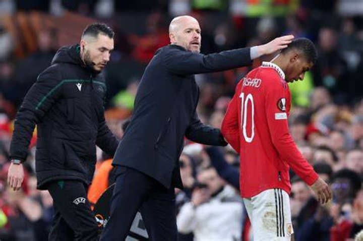 
Marcus Rashford injury update: Manchester United forward suffers groin strain vs Everton 