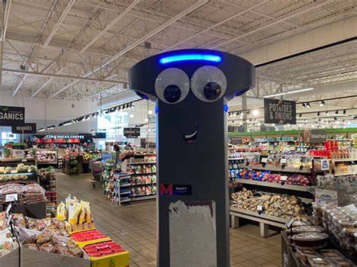 
Marty the robot escapes a grocery store, sparks hilarious reactions online 