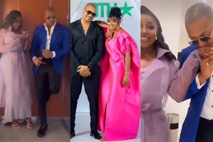 
Reactions As Nollywood Actor, IK Ogbonna Poses With His Colleague, Ini Edo In A New Instagram Photo. 