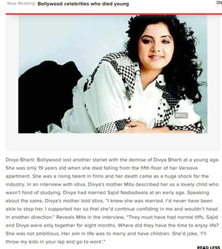 Who Killed Divya Bharti? Death Cause: Murder Or Suicide, Husband Sajid Nadiadwala